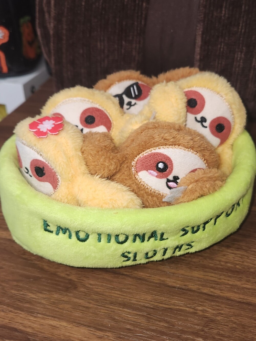 Emotional Support Sloths Plush Toy Set